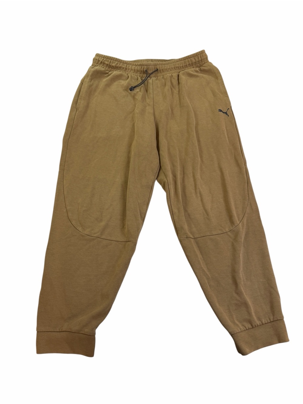 Puma Men's Tan/Brown Elastic Waist Joggers